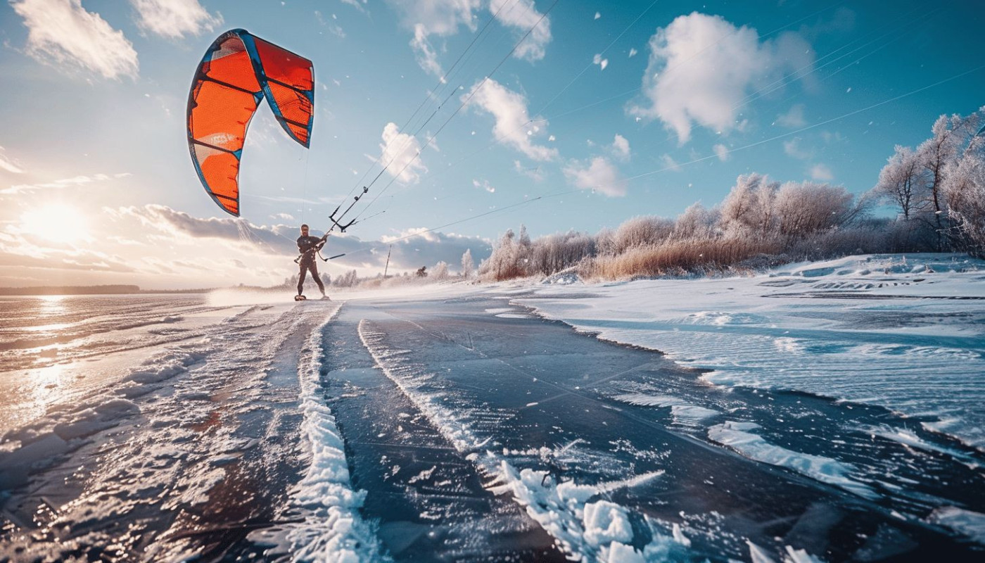 Kitesurf en hiver préparation et spots idéaux pour une session glaciale